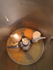 Little Hummingbird - Aioli Ingredients in the Thermomix